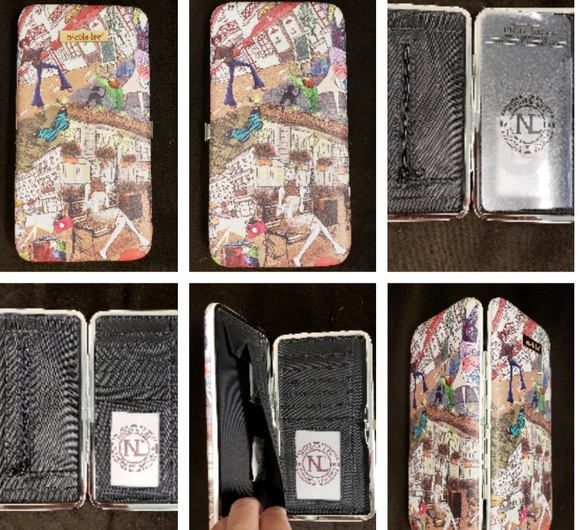 π¦Brand New Rare Nicole Lee Wallet "City Look" design. - Picture 5 of 6